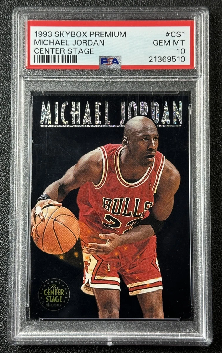 Michael Jordan Basketball Grade 10 Insert Sports Trading Cards