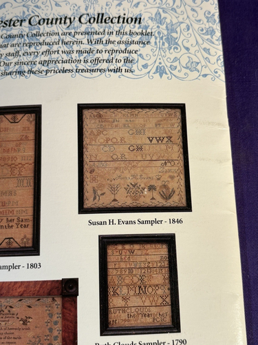 Seven Historical Samplers The Chester Country Collection Booklet Cross Stitch - Picture 6 of 9