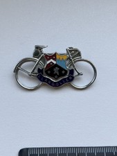 Llangollen Cyclist Touring Pin Badge Bicycle Cycling