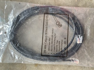 350 MHz Category 5E Patch Cord (UTP) 10 Ft.