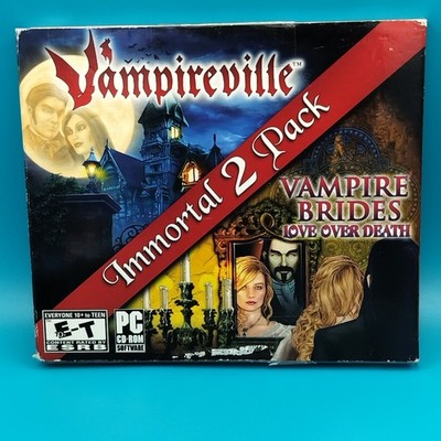 Immortal 2 Pack: Vampireville/Vampire Brides: Love Over Death (PC CD-ROM, 2011)