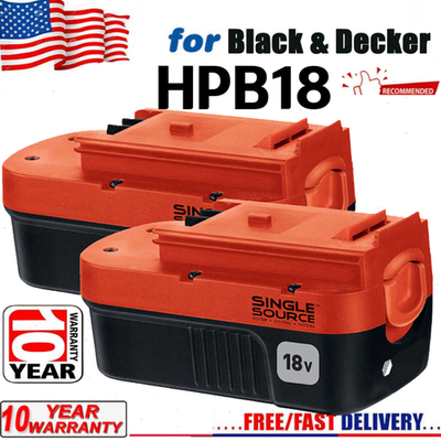 #ad 2 Pack 18V for Black and Decker HPB18 18 Volt 4.5Ah Battery HPB18 OPE 244760 00 $32.00