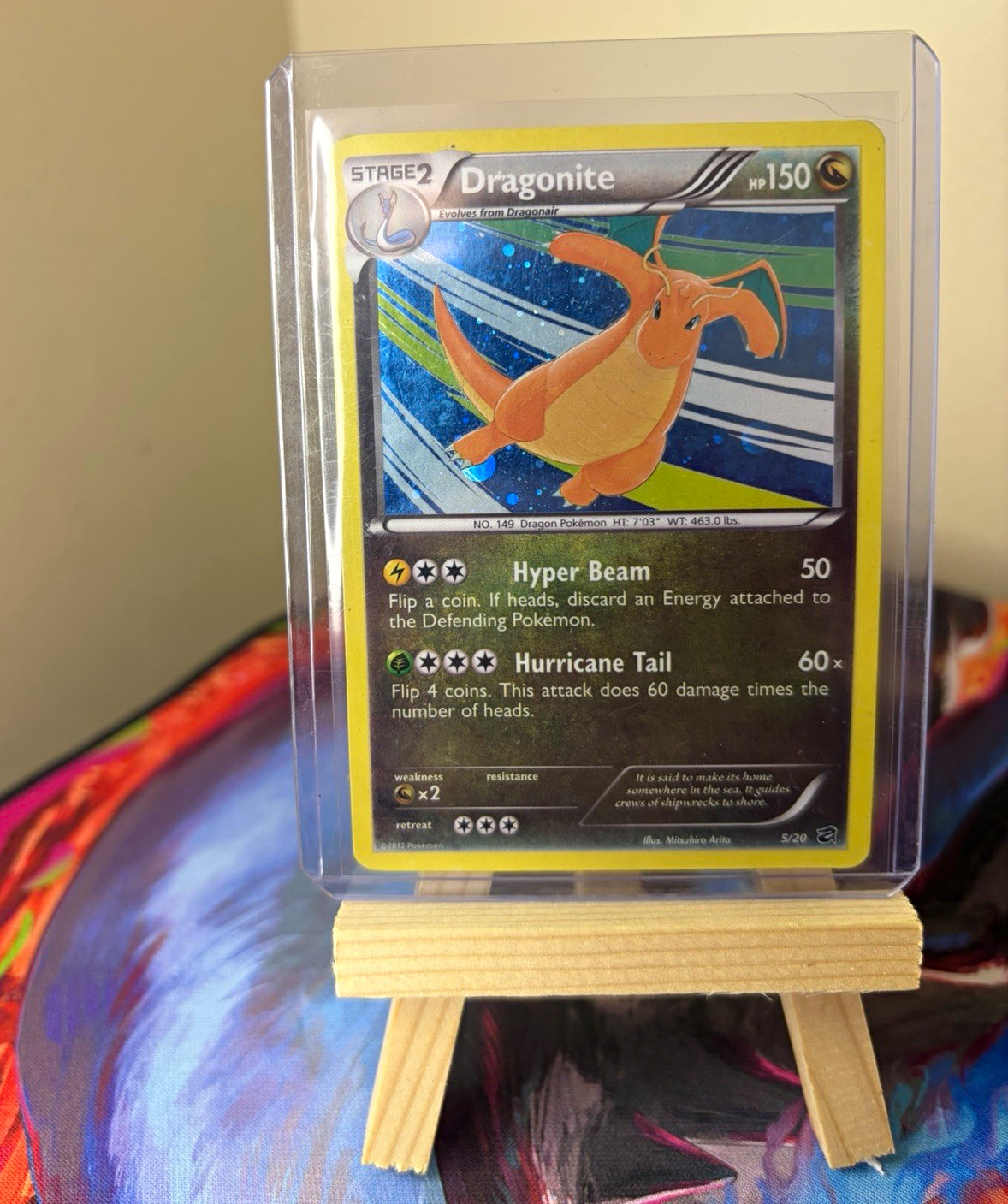 Pokémon TCG Dragonite 5/20 Dragon Vault Holo Rare 150HP ENG Stage 2