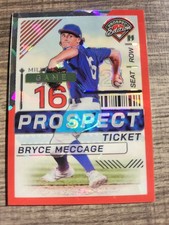 2024 Panini Prospect Edition Bryce Meccage #58 (RC) Ticket
