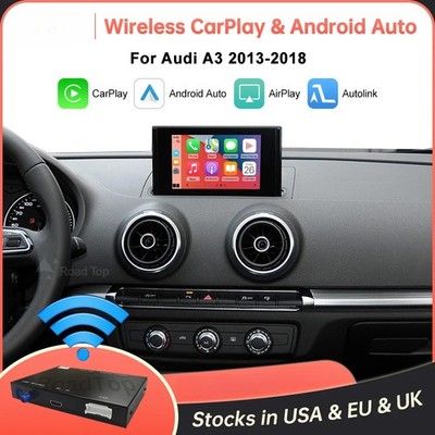 Wireless CarPlay Android Decoder for Audi A3 2013-2018 with AirPlay Mirror Link