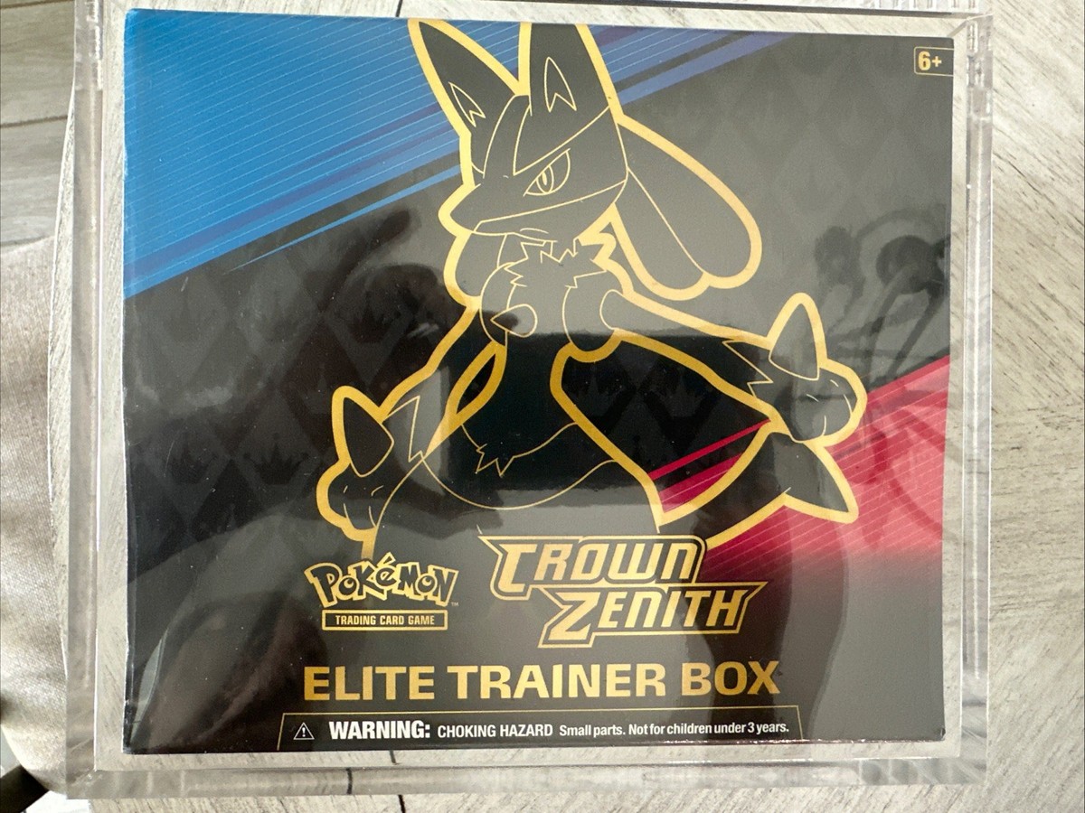 Pokemon TCG Crown Zenith Factory Sealed Elite Trainer Box ETB | eBay