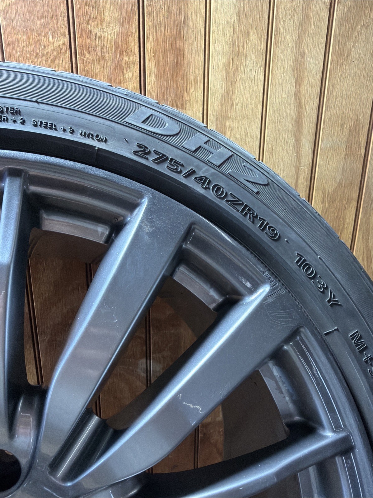 ⭐ 14-21 Maserati Ghibli Rear 19" Light Alloy Speedline Rim Wheel Tire Oem