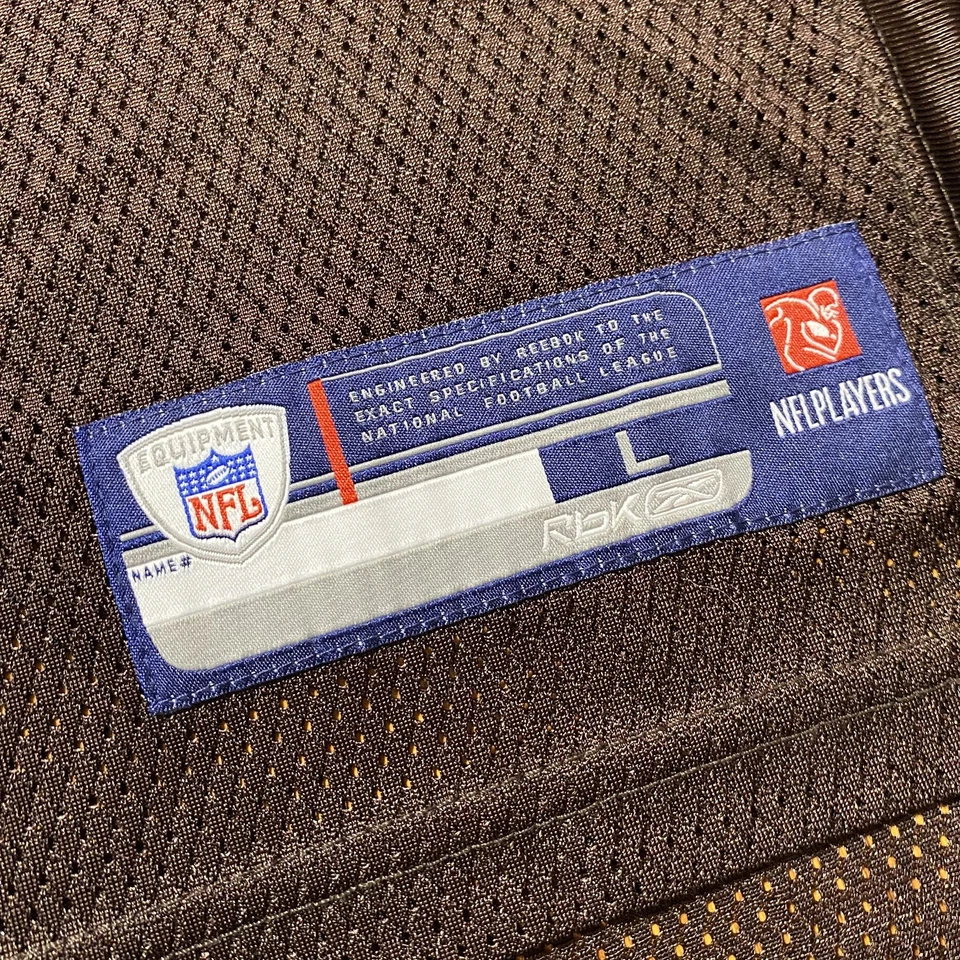 Camiseta Cleveland Browns Josh Cribb Reebok NFL tamanho G nova com etiquetas - Imagem 4 de 4