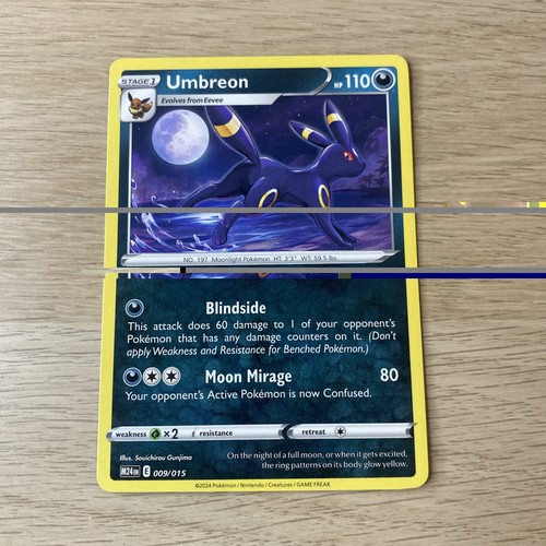 Pokémon Umbreon TCG Card 9/15 McDonald's Promo 2024