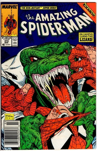 AMAZING SPIDER-MAN #313 (1989): Todd McFarlane: Newsstand: VF-