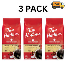 Tim Hortons Original Blend Medium Roast Coffee 12 oz Pack of 3
