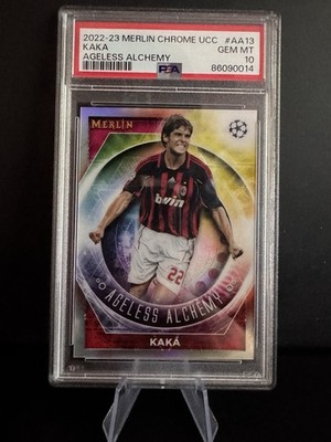 Topps Merlin Chrome 2023 CL No. AA-13 Kaka Ageless Alchemy PSA 10