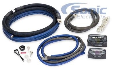 Kicker PKD1 Power 1/0 Gauge Amplifier Kit Open Box