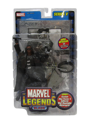 Toy Biz Famosa Marvel Legends Series V Blade Silver Foil Poster Variant