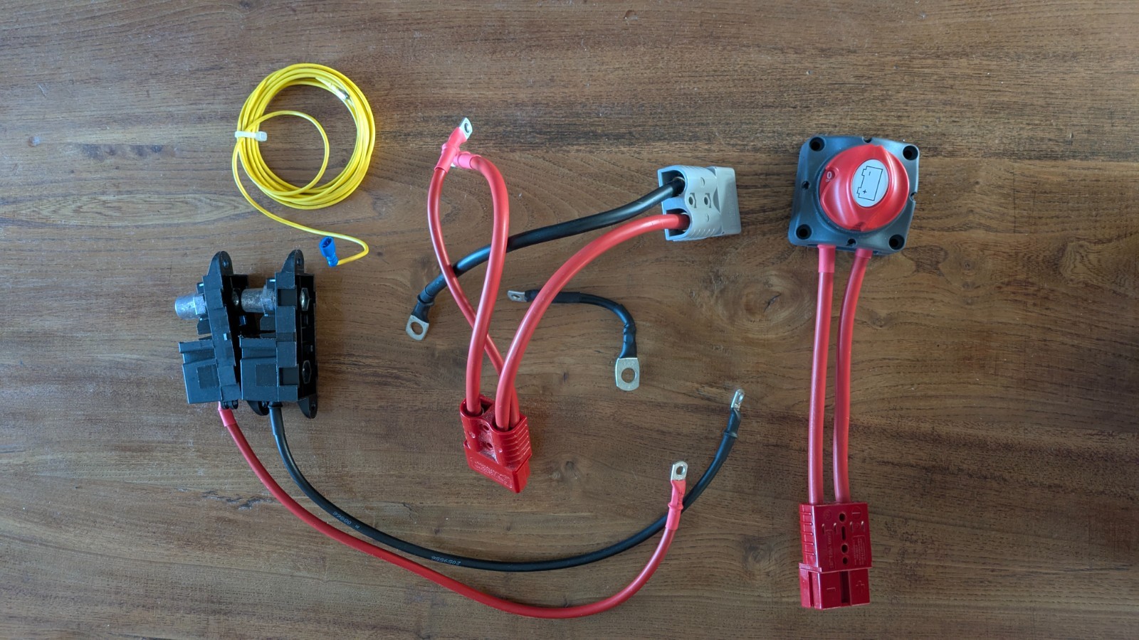 Câblage booster EZA MBB50A avec double fusible pour charge rapide