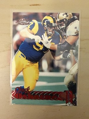 1997 Pacific Philadelphia Red Chuck Osbourne #162 Rams His Only Card RC Rookie