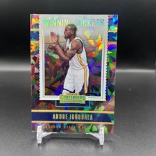 2017-18 Panini Contenders - Winning Tickets Andre Iguodala #8 Cracked Ice /25