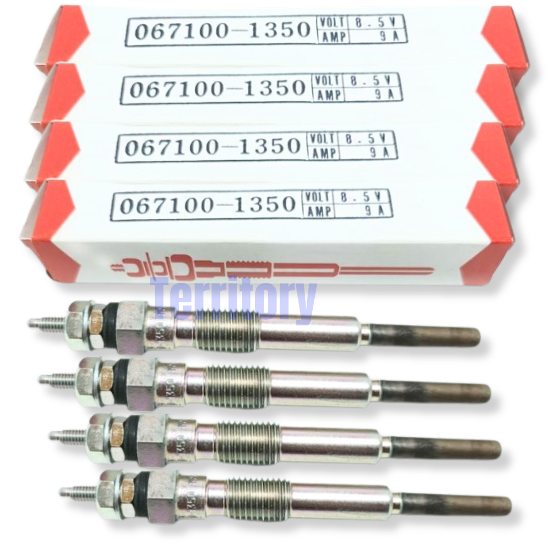 Toyota Land Cruiser BJ40 BJ41 BJ42 BJ43 BJ44 BJ45 BJ46 Glow Plug Assy 4Pcs