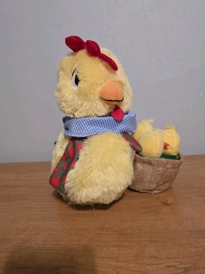 Gemmy Plush Animated CHICKS Light Up Sings Easter Christmas Tested Works  10'' T