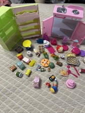 Huge Toy Food Lot Doll Food Accessories Mini And Fridge , Stove