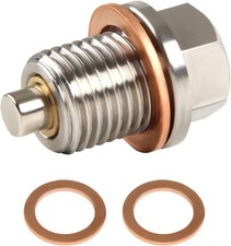 M14 x 1.5 Stainless Steel Magnetic Oil Drain Plug with Neodymium Magnet Fits for