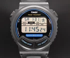 Vtg TIMEX PACE TRAINER Watch Men Jog Walk Exercise Digital 1990's NEW BATTERY