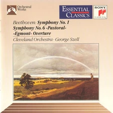 Beethoven - Symphony No. 1, Symphony No. 6 "Pastoral", "Egmont" Overture, (CD)