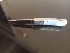 Collectors! Gorgeous A.A. SANDERS Custom Folding Knife. 7'' open.  M.O.P.  MINT!