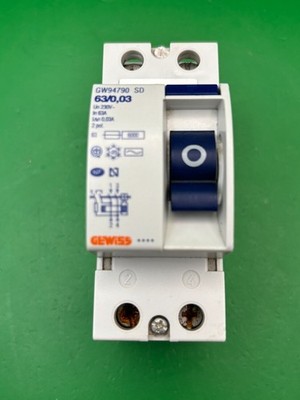 Gewiss GW94790 SD 63A 30mA RCD