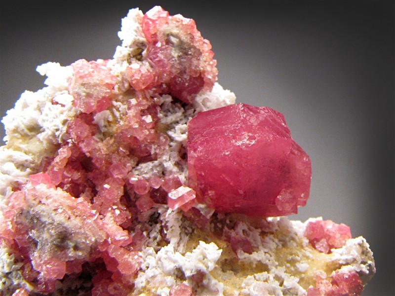 Red Grossular Garnet Sierra de Cruces Coahuila Mexico
