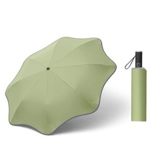 Sunny Rain Umbrella Men's Women's UV Protect Reflective Full Glass Fiber 8 Ribs