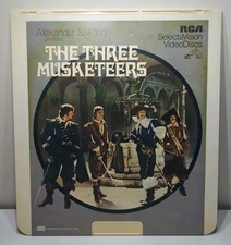 SelectaVision CED Video Disk The Three Muskateers by Alexander Salkind