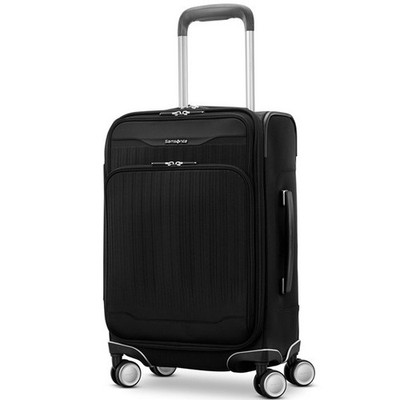 Samsonite Silhouette 18 Softside Medium Spinner Suitcase BLACK $305