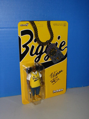 Notorious B.I.G. - Biggie (Yellow Jersey) ReAction Figure Unpunched Super7