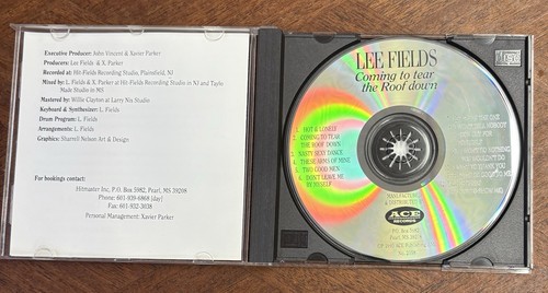 Lee Fields, Coming To Tear The Roof Down, CD, Used, Funk, 1995 US - Foto 3 di 3