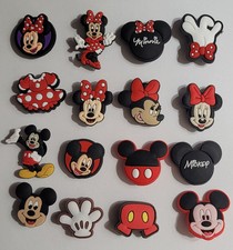 16 Pcs.  Minnie/Mickey shoe Charms For Crocs
