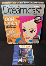 Lot of 8 Official Sega Dreamcast Magazine & 9 Demo Discs 1999-2001