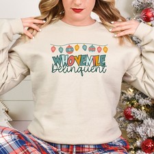 New Whoville Grinch Sweatshirt Funny Christmas Sweater Pastel Ornaments