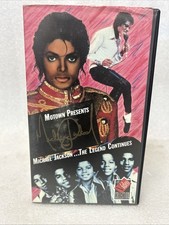 Michael Jackson The Legend Continues VHS Video