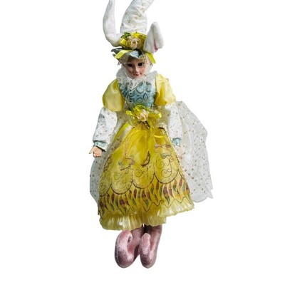 Cynthia Rowley Easter Elf Girl with Bunny Ears Shelf Sitter 22-28in Fairy Doll
