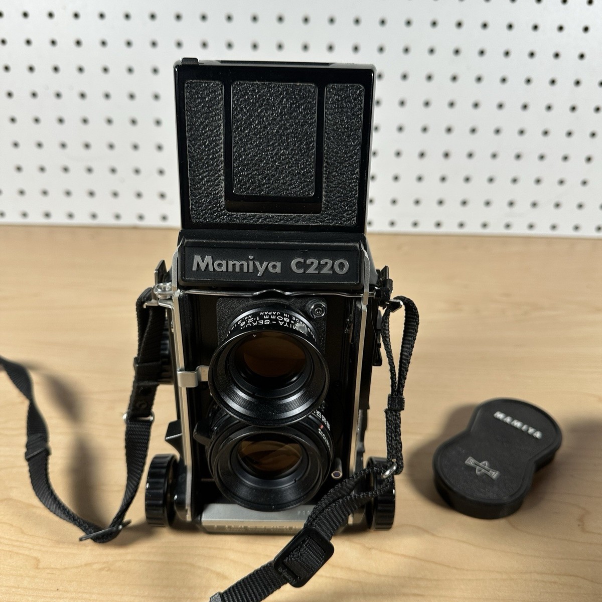 Mamiya C220 Pro F Film Camera W/ 80mm f/2.8 Lens, 65mm f/3.5 Lens