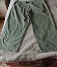 M&S Ladies Chinos Size 20 Xshort Lenght 24" from Crotch & 34" From Waist New