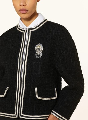 Gucci Black Damier Boucle Tweed Jacket Blazer - BNWT 863604
