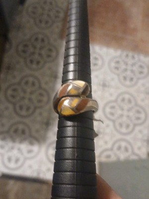 .925 Inlay Ring Multicolor