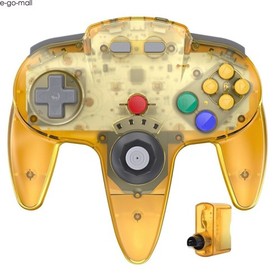 2.4G Wireless N64 Controller Remote Game Pad w/ Rumble Pak for Nintendo N64