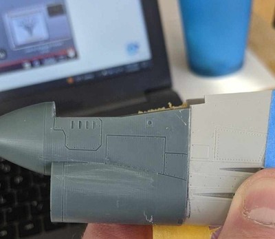 1/32 F-8 Crusader Intake For The Trumpeter 