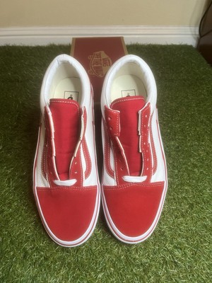 VANS Old Skool Bolt Red VN0009Q56RT Rare Classic Suede  display picture 1