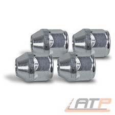4x RADMUTTER KEGELBUND M12x1,5 FÜR MAZDA E MPV MX-3 MX-5 MX-6 RX-7 XEDOS