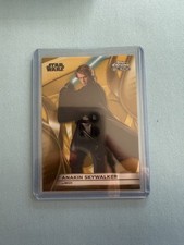 Anakin Skywalker 2025 Topps Star Wars Smugglers Outpost /50 Chrome Black Gold