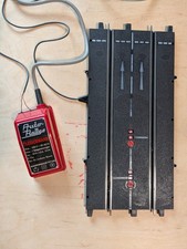 Fleischmann Rallye Rennbahn 3301 Trafo, 3117 Anschlussschiene, 3350 Kabel